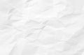 Crumpled paper texture floor background. wrinkled book cover white pastel paint top view Royalty Free Stock Photo