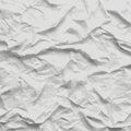 Crumpled white paper vector art background banner Royalty Free Stock Photo