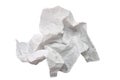 Crumpled piece of paper