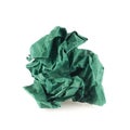 Crumpled piece of paper Royalty Free Stock Photo