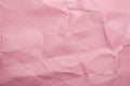 Crumpled Pink paper texture background for design Royalty Free Stock Photo