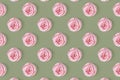 Crumpled pink table-napkin repeating pattern