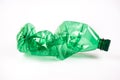 Crumpled plastic bottle Royalty Free Stock Photo