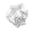 Crumpled sheet of paper