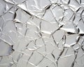Crumpled silver foil texture background Royalty Free Stock Photo