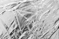 Crumpled silver material as abstract background