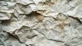 Crumpled and Stained White Paper Texture Royalty Free Stock Photo