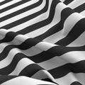 Crumpled striped textile background