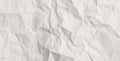 Crumpled torn craft paper blank texture copy space horizontal long background