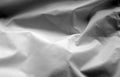 Crumpled transparent plastic surface in black and white Royalty Free Stock Photo