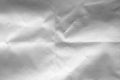 Crumpled transparent plastic surface in black and white Royalty Free Stock Photo