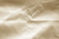 Crumpled transparent plastic surface in brown color Royalty Free Stock Photo