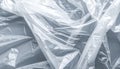 Crumpled Transparent Plastic Texture Background Royalty Free Stock Photo
