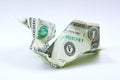 Crumpled US Dollar Bill