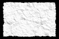 Crumpled white paper