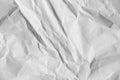 Crumpled white paper background. Wrinkled sheet texture Royalty Free Stock Photo