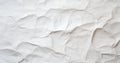 Crumpled White Paper. Old Page Rough Texture. Creased Blank Sheet Background. AI generated Royalty Free Stock Photo