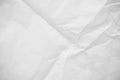 Crumpled white paper texture