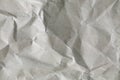 Crumpled white paper texture