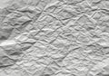 Crumpled white paper with a textured Royalty Free Stock Photo