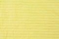 Crumpled yellow lined paper Royalty Free Stock Photo