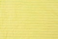 Crumpled yellow lined paper Royalty Free Stock Photo