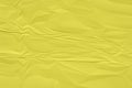 crumpled yellow paper background