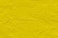 crumpled yellow paper background