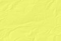 crumpled yellow paper background