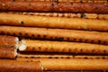 Crunch biscuit sticks