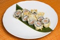 Crunch Sushi Roll Royalty Free Stock Photo