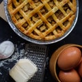 Crunchy Apple Pie Royalty Free Stock Photo