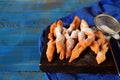 Crunchy brushwood cookies dusted with sugar powder