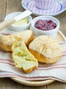 Crunchy buttery popovers Royalty Free Stock Photo