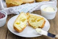 Crunchy buttery popovers Royalty Free Stock Photo