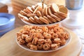 Crunchy fresh biscuits Royalty Free Stock Photo