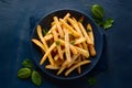 Crunchy gourmet french fries, a delectable and indulgent snack