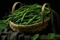 Crunchy Green beans. Generate Ai