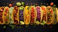 crunchy meal taco food Royalty Free Stock Photo