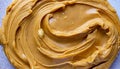 Crunchy peanut butter background. Delicious food