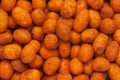 Crunchy Peanut in Full-frame wallpaper, made with besan coated peanuts.