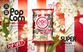 Crunchy popcorn ads