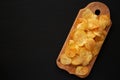 Crunchy Potato Chips Ready to Eat Royalty Free Stock Photo