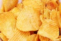 Crunchy potato chips Royalty Free Stock Photo