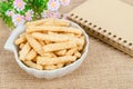 Crunchy prawn crackers