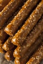 Crunchy Salty Pretzel Rods Royalty Free Stock Photo