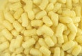 Crunchy yellow corn sticks close,top view high quality details Royalty Free Stock Photo