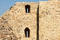 Crusader castle ruins, Al-Karak, Jordan Royalty Free Stock Photo