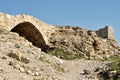 Crusader castle ruins, Al-Karak, Jordan Royalty Free Stock Photo