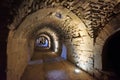 Crusader castle ruins underground, Al-Karak, Jordan Royalty Free Stock Photo